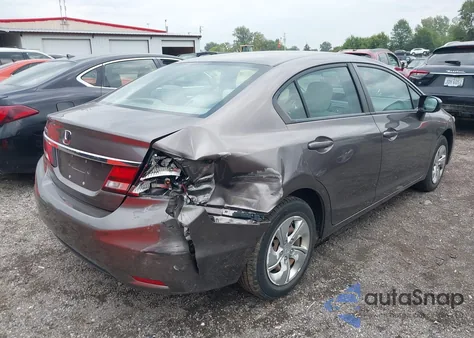 2014 Honda Civic Lx z USA, uszkodzony, nr VIN 19XFB2F54EE016851